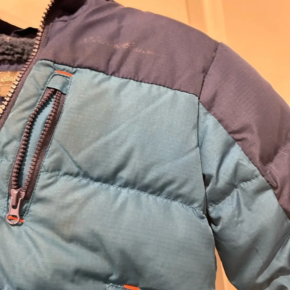 Eddie Bauer Boys toddler jacket size 3T blue/navy